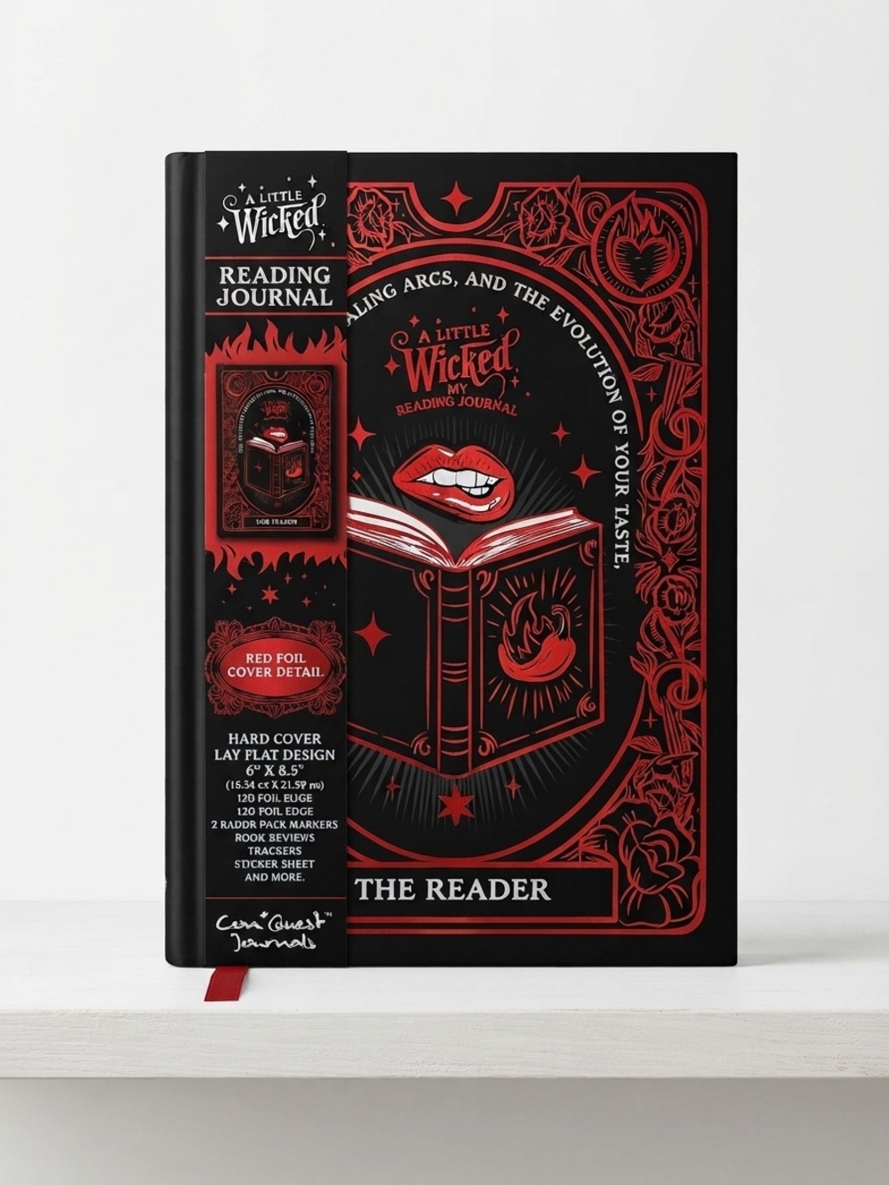 NEW Con*Quest Journals A Little Wicked Reading Journal  (0427)